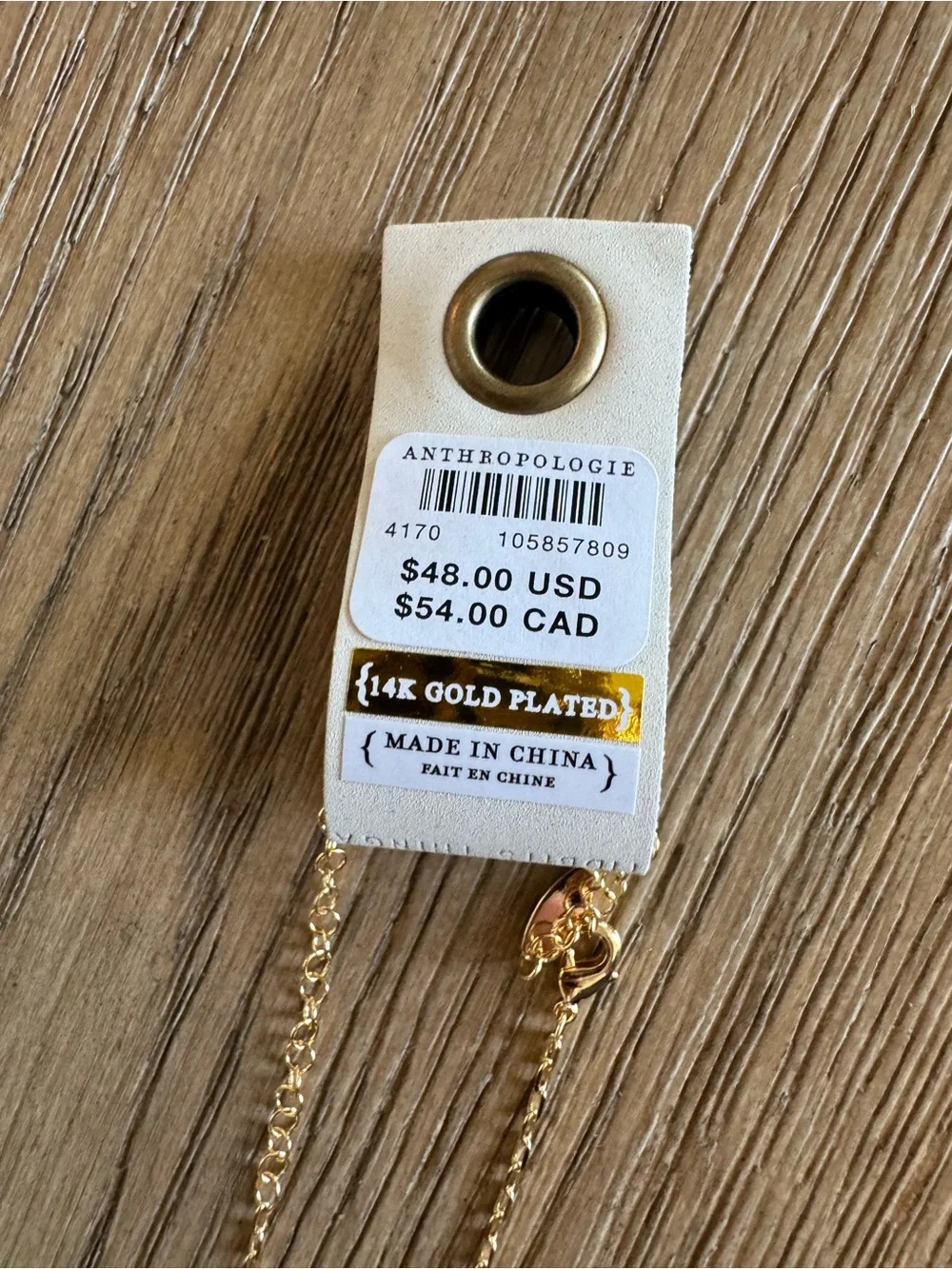 NWT Anthropologie Drippy Crystal Necklace